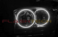 Dodge Ram White LED Halo Headlight Kit 2006-2008