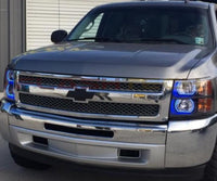 Chevrolet Silverado V.3 Fusion Color Change LED Halo Headlight Kit 2007-2013