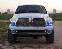Dodge Ram V.3 Fusion Color Change LED Halo Headlight Kit 2002-2005