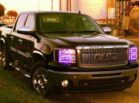 GMC Sierra V.3 Fusion Color Change LED Halo Headlight Kit 2007-2013