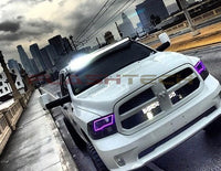 Dodge Ram Sport V.3 Fusion Color Change LED Halo Headlight Kit 2009-2016