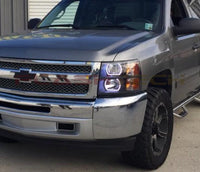 Chevrolet Silverado V.3 Fusion Color Change LED Halo Headlight Fog Light Kit 2007-2013