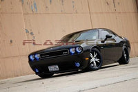 Dodge Challenger White LED Halo Fog Light Kit 2008-2014