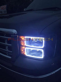 GMC Sierra V.3 Fusion Color Change LED Halo Headlight Kit 2007-2013