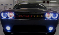 Dodge Challenger Non Projector White LED Halo Headlight Kit 2008-2014