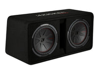 Kicker Dual 12" CompR 2 Ohm Enclosure