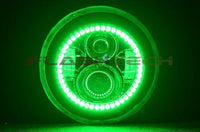 Jeep Wrangler V.3 Fusion Color Change LED Halo Headlight Kit 1997-2017