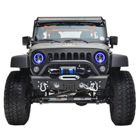 Jeep Wrangler V.3 Fusion Color Change LED Halo Headlight Kit 1997-2017