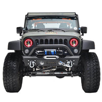 Jeep Wrangler V.3 Fusion Color Change LED Halo Headlight Kit 1997-2017