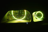 Ford Mustang V.3 Fusion Color Change LED Halo Headlight Kit 1999-2004
