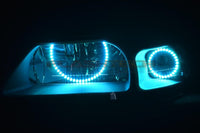 Ford Mustang V.3 Fusion Color Change LED Halo Headlight Kit 1999-2004