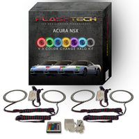 Acura NSX V.3 Fusion Color Change LED Halo Headlight Kit 1991-2001