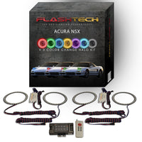 Acura NSX V.3 Fusion Color Change LED Halo Headlight Kit 1991-2001