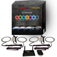 Acura NSX V.3 Fusion Color Change LED Halo Headlight Kit 1991-2001