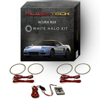Acura NSX White LED Halo Headlight Kit 1991-2001