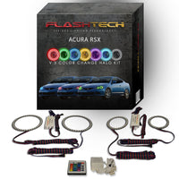 Acura RSX V.3 Fusion Color Change LED Halo Headlight Kit 2005-2006