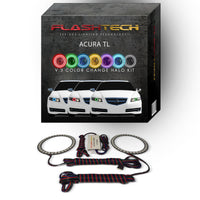 Acura TL V.3 Fusion Color Change LED Halo Headlight Kit 2005-2007
