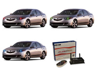 Acura TSX V.3 Fusion Color Change LED Halo Headlight Kit 2009-2014