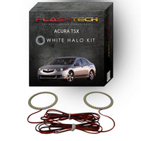Acura TSX White LED Halo Headlight Kit 2009-2014