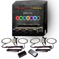 BMW 335i V.3 Fusion Color Change LED Halo Headlight Kit 2006-2008