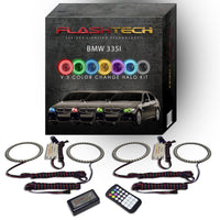 BMW 335i V.3 Fusion Color Change LED Halo Headlight Kit 2006-2008