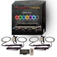 BMW 335i V.3 Fusion Color Change LED Halo Headlight Kit 2006-2008