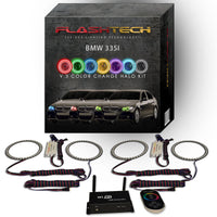BMW 335i V.3 Fusion Color Change LED Halo Headlight Kit 2006-2008