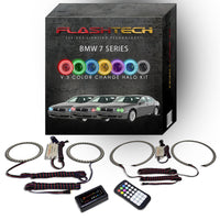 BMW 7 series V.3 Fusion Color Change LED Halo Headlight Kit 2006-2008