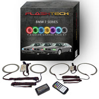 BMW 7 series V.3 Fusion Color Change LED Halo Headlight Kit 2006-2008