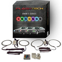 BMW 7 series V.3 Fusion Color Change LED Halo Headlight Kit 2006-2008
