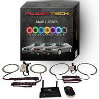 BMW 7 series V.3 Fusion Color Change LED Halo Headlight Kit 2006-2008