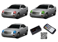 Cadillac CTS V.3 Fusion Color Change LED Halo Headlight Kit 2003-2007