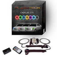 Cadillac CTS V.3 Fusion Color Change LED Halo Headlight Kit 2003-2007