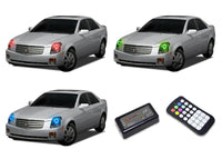 Cadillac CTS V.3 Fusion Color Change LED Halo Headlight Kit 2003-2007