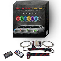 Cadillac CTS V.3 Fusion Color Change LED Halo Headlight Kit 2003-2007