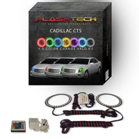 Cadillac CTS V.3 Fusion Color Change LED Halo Headlight Kit 2003-2007