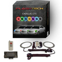 Cadillac CTS V.3 Fusion Color Change LED Halo Headlight Kit 2003-2007