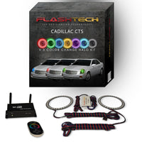 Cadillac CTS V.3 Fusion Color Change LED Halo Headlight Kit 2003-2007