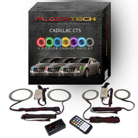 Cadillac CTS V.3 Fusion Color Change LED Halo Headlight Kit 2008-2013