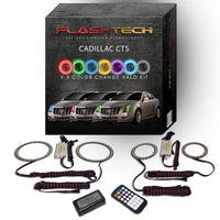 Cadillac CTS V.3 Fusion Color Change LED Halo Headlight Kit 2008-2013