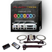 Cadillac CTS-V V.3 Fusion Color Change LED Halo Headlight Kit 2008-2015