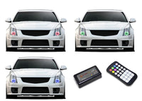 Cadillac CTS-V V.3 Fusion Color Change LED Halo Headlight Kit 2008-2015