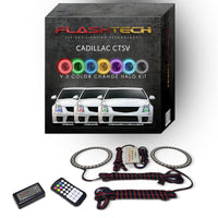 Cadillac CTS-V V.3 Fusion Color Change LED Halo Headlight Kit 2008-2015