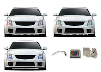 Cadillac CTS-V V.3 Fusion Color Change LED Halo Headlight Kit 2008-2015