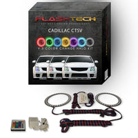 Cadillac CTS-V V.3 Fusion Color Change LED Halo Headlight Kit 2008-2015