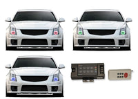 Cadillac CTS-V V.3 Fusion Color Change LED Halo Headlight Kit 2008-2015