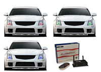Cadillac CTS-V V.3 Fusion Color Change LED Halo Headlight Kit 2008-2015