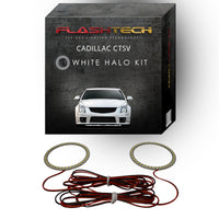 Cadillac CTS-V White LED Halo Headlight Kit 2008-2015