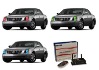 Cadillac DTS V.3 Fusion Color Change LED Halo Headlight Kit 2006-2011