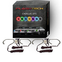 Cadillac DTS V.3 Fusion Color Change LED Halo Headlight Kit 2006-2011